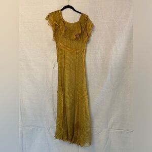 Vintage Sheer Polkadot Sundress.